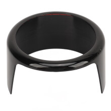 Glossy Black Front Emblem Ring Stelvio 2017-23