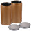 2Pièces Boîtes Hermétiques En Métal Pour Café 10