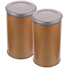 2Pièces Boîtes Hermétiques En Métal Pour Café
