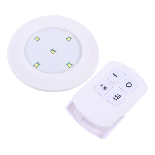 2 Stuks/Set Draadloze LED Spotlamp Lichtgevoelig Op Batterijen