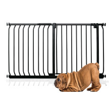 (Negro, 116cm - 125cm) Bettacare Puerta Elite a Presión para Perros