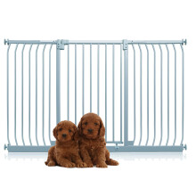 (Gris, 170cm - 179cm) Bettacare Puerta Extra Alta Elite a Presión para Perros