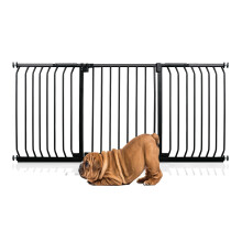 (Negro, 179cm - 188cm) Bettacare Puerta Elite a Presión para Perros