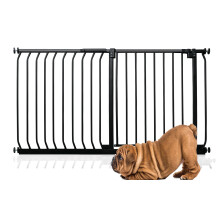(Negro, 125cm - 134cm) Bettacare Puerta Elite a Presión para Perros