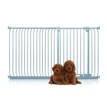 (Gris, 189cm - 198cm) Bettacare Puerta Extra Alta Elite a Presión para Perros