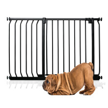 (Negro, 98cm -107cm) Bettacare Puerta Elite a Presión para Perros