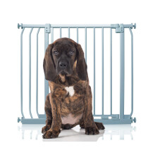 (Gris, 80cm - 89cm) Bettacare Puerta Elite a Presión para Perros