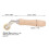 High Precision Brass Wheel: 29mm Diameter Corner Seam Smoothing Tool 2