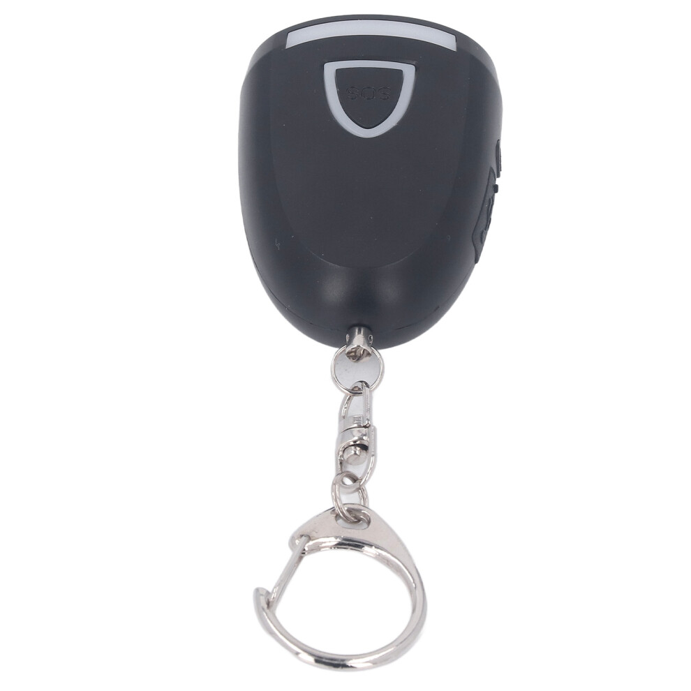 Rechargeable 130Db Personal Alarm Keychain With Led Light For Self Defense 8731349578586