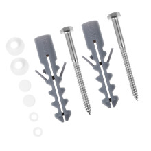 2 sets universal toilet seat mount screws with heavy duty bolts nuts