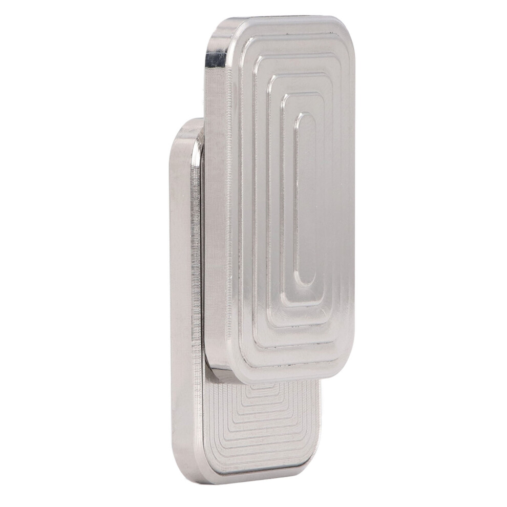 Stainless Steel Metal Slider Toy - Stress Relief Hand Push Toy 46x28x10mm