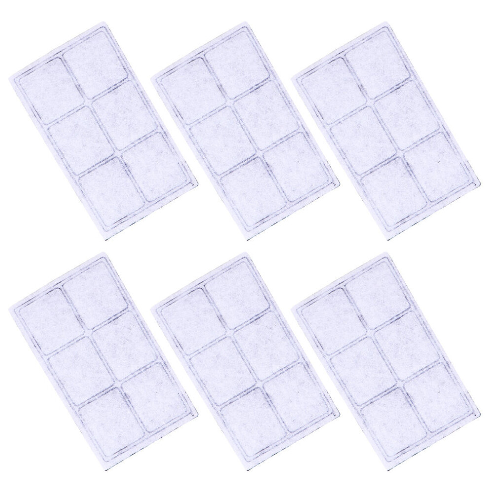 6 Szt. Filtry WęGla Aktywnego Do Fontanny Dla ZwierząT, 6 KomóRek-image