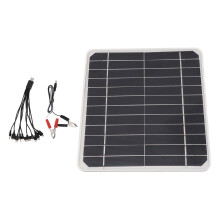 10 Watt Solar Panel for Vehicles 12V Car Battery & Phone Charging Weatherproof