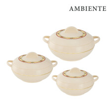 (Cream ) Ambiente Insulated Hot Pot Royal Set 3pc