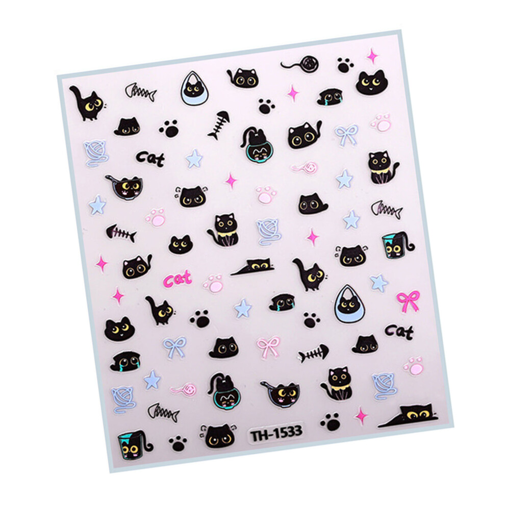Adhesive Nail Art Decals Bowknot Nail Art Stickers-04style