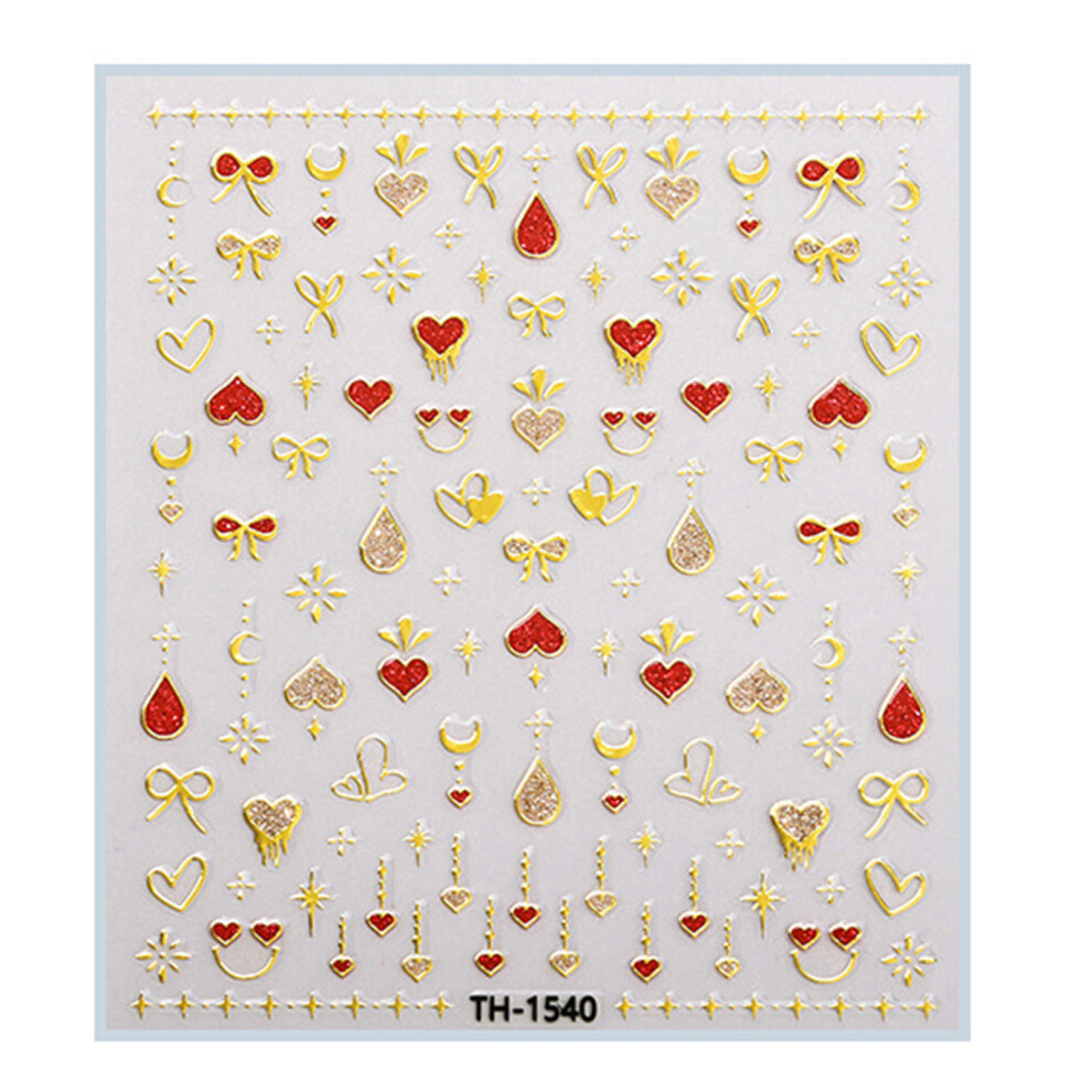 Colorful Nail Art Stickers Decals for Creative DIY-05style