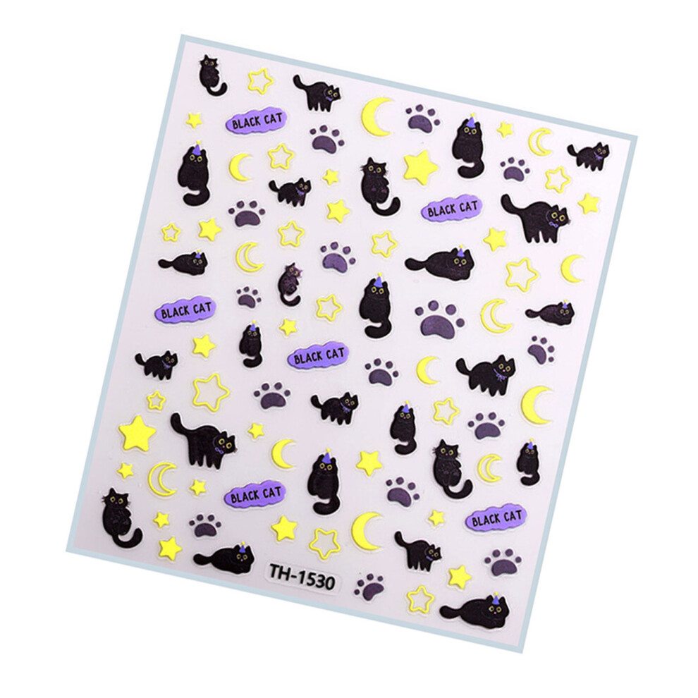 Bowknot Nail Art Sticker,3D Adhesive Nail Decals French-01style