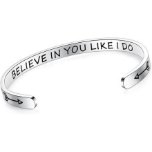 Personalized Bracelets for Teen Girls/Women-Inspirational Jewelry Gifts (Various Designs) for Best Friend/Mom/Daughter/Sister - Adjustable Bracelet in