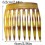 1PC Hair Side Combs French Style DesignS-black and white stri 4