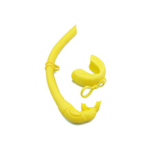 Professional Foldable Snorkeling Tube For Adults Portable Diving Breathing Hose Water Sports Snorkel Gear White Yellow