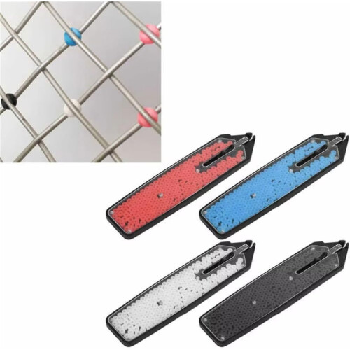 Replacement Tennis Shock Absorbers for String Saver Locks Crosses Black BK 1