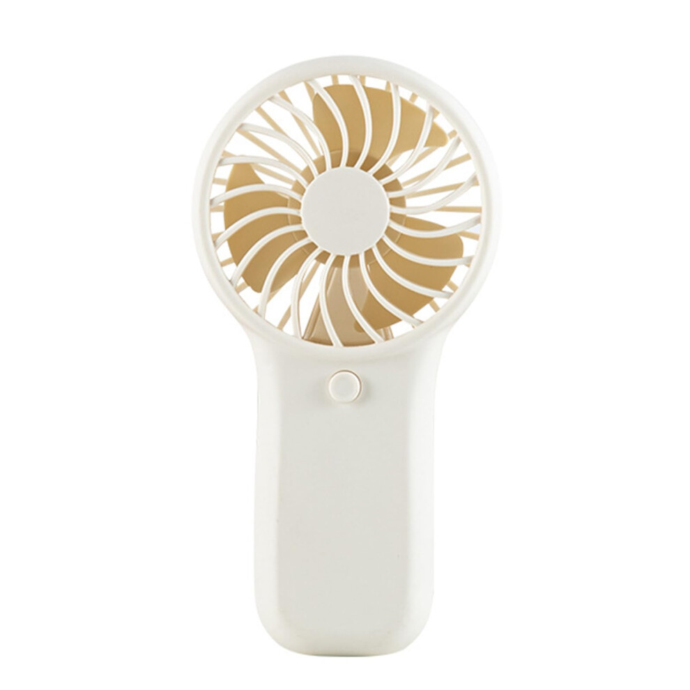 Handheld Fan Battery-Operated Portable Travel Cooling, Pocket-Sized White Desk Fan For Outdoor Office Use-image-OPC-PKGN28W-NEW