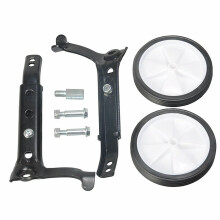 Bicycle Training Wheels Outdoor Balance Stabiliser Universal Kids Bicycle Support Wear Resistant Low Noise Easy Install Black