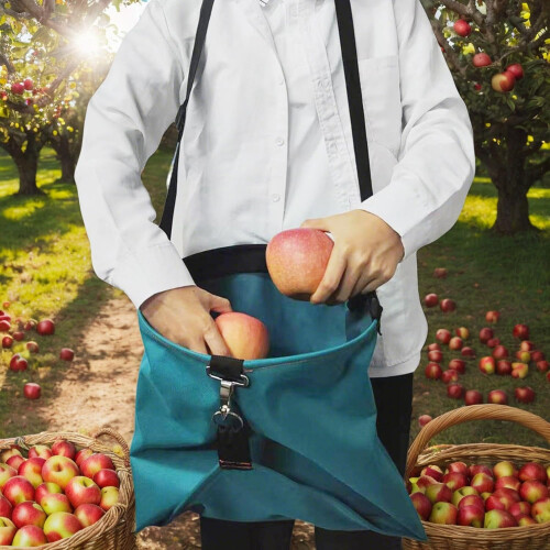 Gardening Apron Wax Canvas Work Apron For Woodworkers Multipurpose Gardening Tools, Tool Pockets, Adjustable Straps 1
