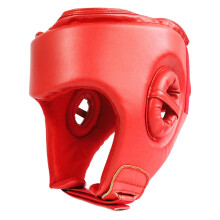 Sparring Headgear Adjustable Red Boxing Headgear For Martial Arts Professional Protective Training Supplies Kickboxing