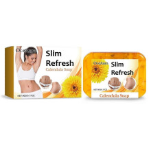Oceaura Refreshing Marigold Soap Fresh Mild Skin Cleaning Bath Cleansing Soap