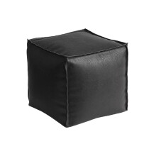 Multifunctional Storage Ottoman for Dorm and Bedroom Soft Seat Foot Stool Fillable Storage Toy Chest Chair Bench Black