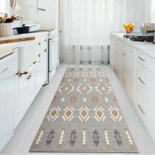 (Small Runner (80x150cm), Nova Printed Rug) Non Slip Shaggy Rugs & Printed Runner Soft Fluffy Carpets for Bedroom, Kitchen & Hallway