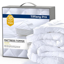 (Double) Premium Mattress Topper 4 (10cm) - Mattress Toppers in Various Sizes - 10 cm Thick Single Double King Queen Bed Sizes