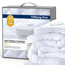 (King) Premium Mattress Topper 4 (10cm) - Mattress Toppers in Various Sizes - 10 cm Thick Single Double King Queen Bed Sizes