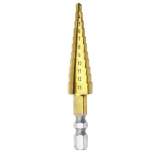 Hex Step Cone Drill Bit 3-13mm HSS 4241 For Sheet Metal And Wood Drilling 1 Pc Power Tools