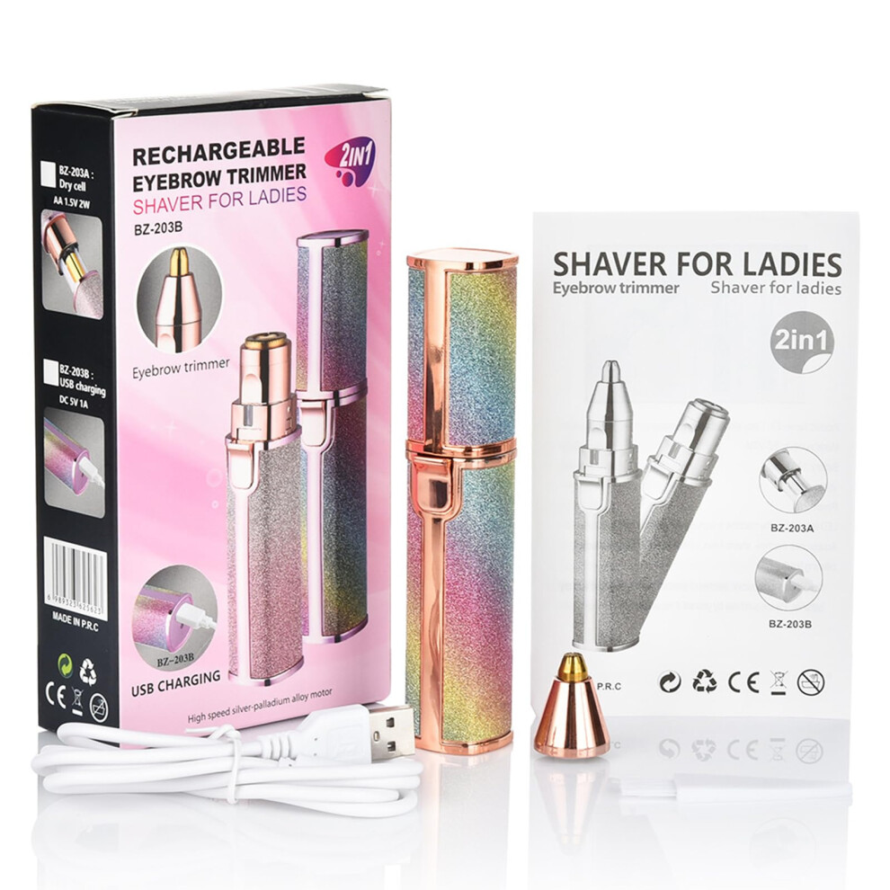 Electric Eyebrow Trimmer For Women, Eyebrow Shaping Device, Face Hair Remover, Practical Personal Grooming Tool