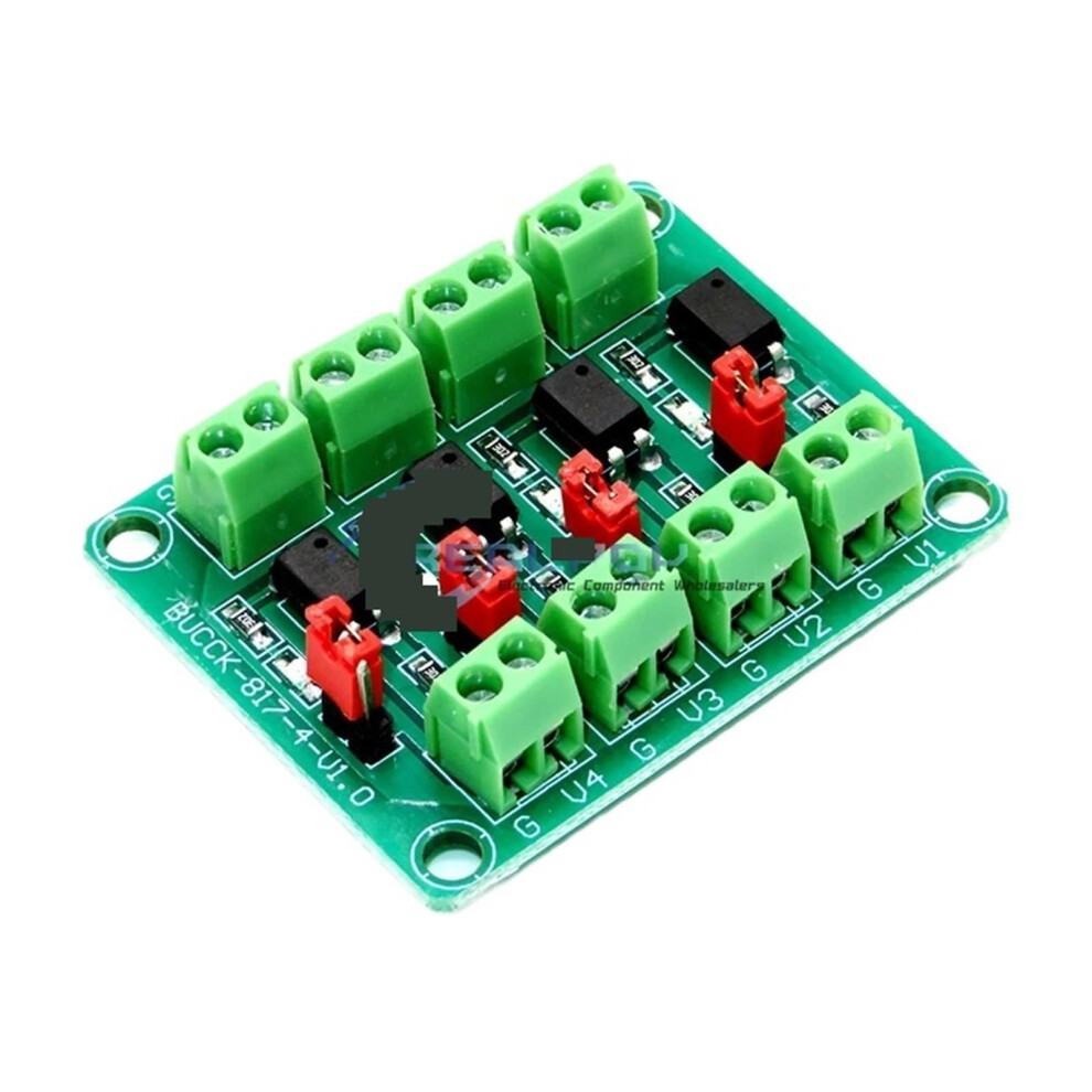 Pc817 4-Channel Optocoupler Isolation Board 3.6-30V Input Driver Photoelectric Isolated Module 9084446906967