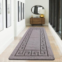 (Grey - Gel Back 59, 50 x 80 cm) Non Slip Small Large Doormats, Hallway Kitchen Runner Rug Large Entrance Door Mat Indoor Floor Mats Washable