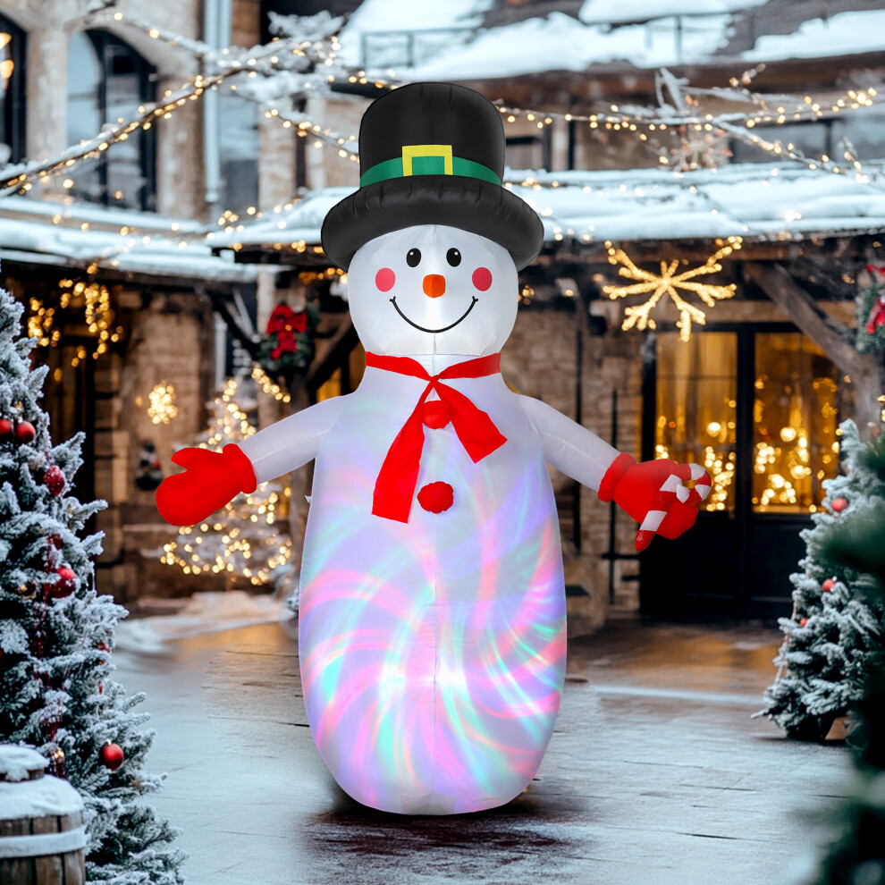Everglow Starbright Christmas Blow Up Inflatable Snowman Decoration With Built-In Leds 7.8Ft - Image 2