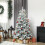 Homcom HOMCOM 6 ft Artificial Christmas Tree with 1182 Branches, Hinged Xmas Tree 1