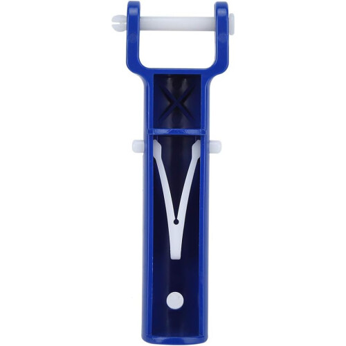 2PCs Blue Swimming Pool V Form Clamp/Holder Brush Handle Replacement For Telescopic Pool Poles, 2 Pack 2