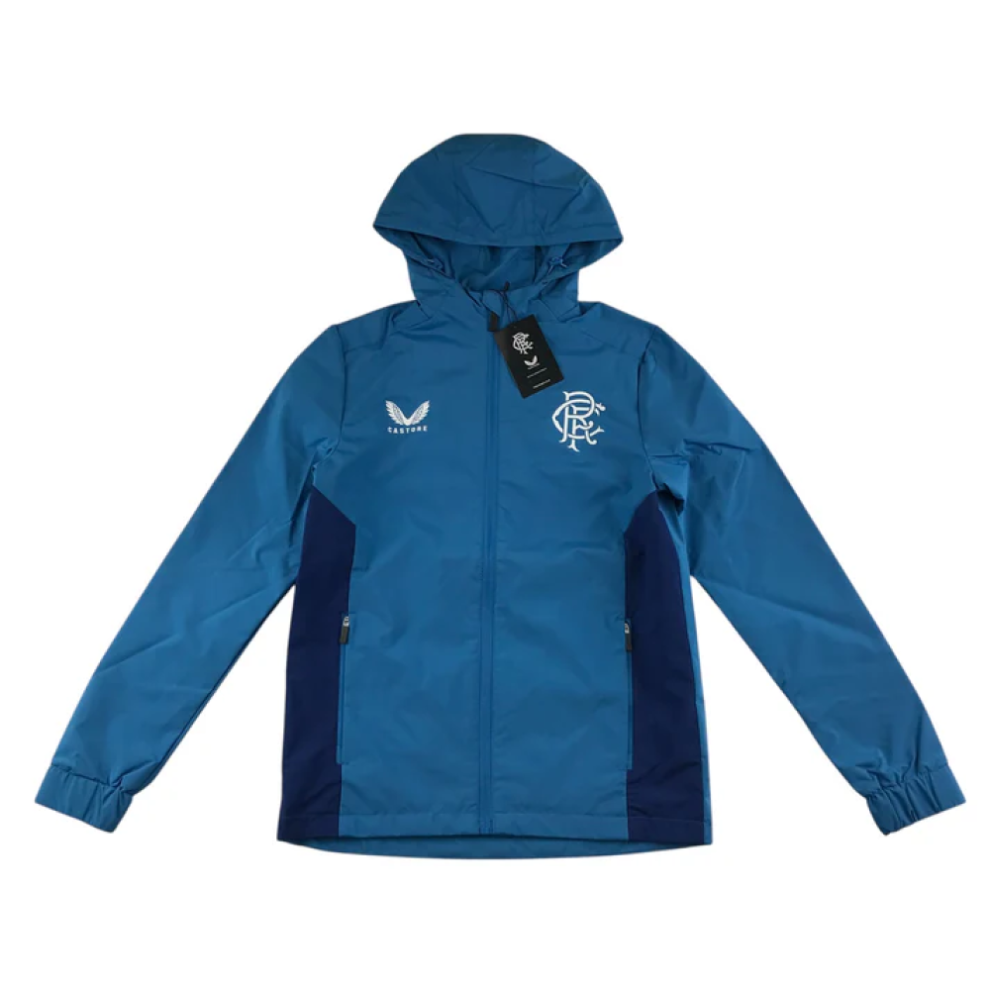 Fanatics Men's Blue (Size 10) Rangers Wo's Jacket Castore Football Training Jacket - New