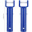 Swimming Pool Handle Replacement V-Shape Design ABS Material Blue 5.7 X 2.0 Inch 3