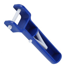 Swimming Pool Handle Replacement V-Shape Design ABS Material Blue 5.7 X 2.0 Inch