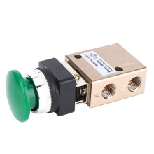 Kompakte JM-06A 3-Wege 2-Position Pneumatikventil mit Druckknopf