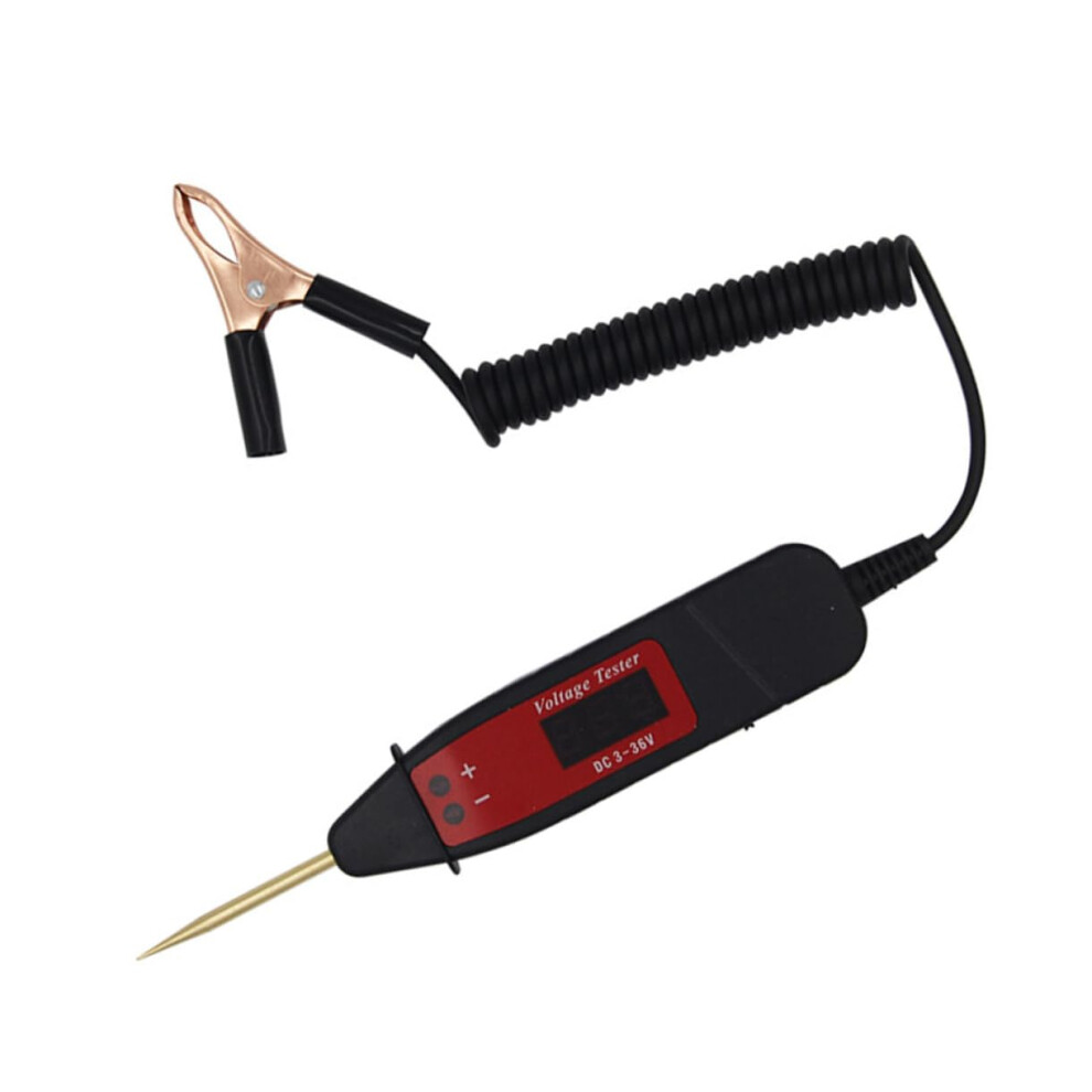 Digital Circuit Tester For Automotive Electrical System With Lcd Display And Compact Voltage Detector Light 9084446907544