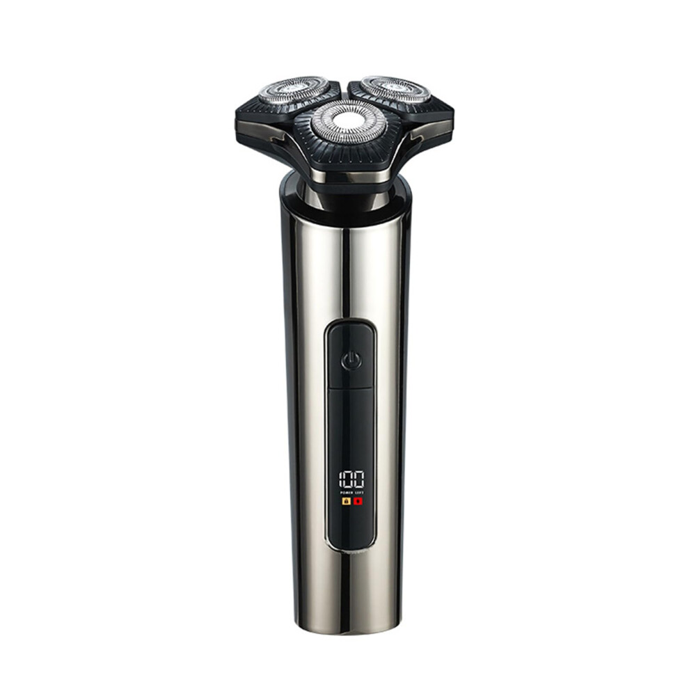 Powerful Electric Shaving Machine Three-Head Washable IPX7 Small Beard Shaver For Office And Travel