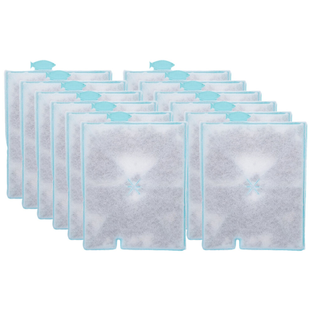 12 aquarium pad verdikte filterkussen compatibel met Aqueon
