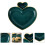 Ceramic Heart Shape Dumpling Storage Plate For Household Use 10