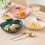 Ceramic Heart Shape Dumpling Storage Plate For Household Use 3